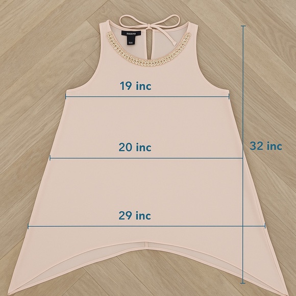 Alfani Pink Beaded rhinestone Sleeveless Tunic Top Size 8 Elegant Dressy Blouse - Picture 11 of 14